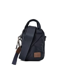 camel active AURUM - AURUM Handytasche mit verstellbarer Schulterriemen - Dunkelblau