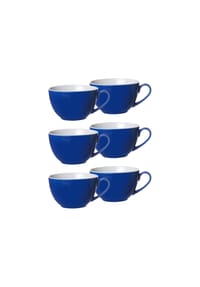Ritzenhoff & Breker Kaffeetassen Doppio 200 ml 6er Set - DOPPIO - anthrazit