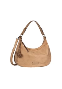 TOM TAILOR IDRA - Beuteltasche, Idra, Emblem, für Damen - CAMEL
