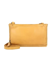 GREEN BURRY Soft - Soft Umhängetasche Leder 20 cm - yellow