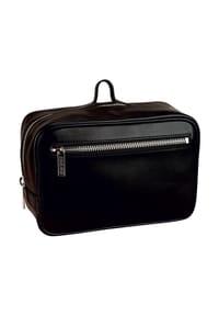 Heyden MONTREAL - Kulturtasche, Leder, Reißverschluss  - navy