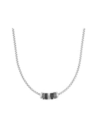 TOM TAILOR - Kette mit Anhänger für Herren, Edelstahl - bicolor