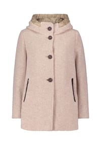 GIL BRET - Wolljacke mit Kapuze - Pine Camel