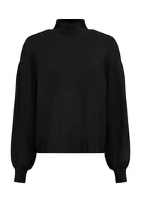 MANGUUN collection - Pullover, Stehkragen, für Damen - 1 BLACK