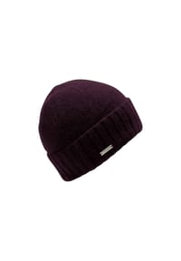SEEBERGER - Cashmere Aufschlagmütze  16207-2 - 10 SCHWARZ