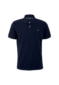 TOM TAILOR - Poloshirt, Baumwolle, Logo-Stickerei, für Herren - 10307 DARK SHADOW