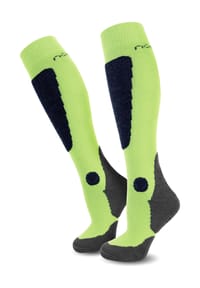 normani® - 2 Paar Ski-Kniestrümpfe New-Style - Blau/Dunkelgrau/Grau