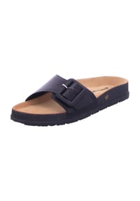 Tamaris - Pantoletten - BLACK LEATHER