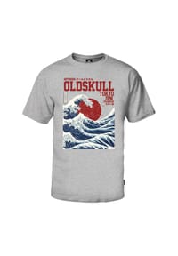OLDSKULL - T-Shirt Asian Big W mit coolem Print - Black