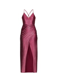 Vera Mont - Abendkleid, V-Ausschnitt, für Damen - 4892 RED/GREY