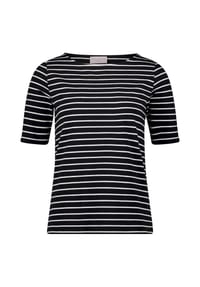 BETTY BARCLAY - Ringelshirt mit U-Boot-Ausschnitt - Cream/Beige