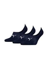 PUMA® - Unisex Füßlinge, 3er Pack - Footie, einfarbig - Blau