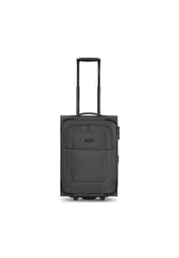 REDOLZ Essentials 12 - Essentials 12 2 Rollen Kabinentrolley S 55 cm mit Dehnfalte - black