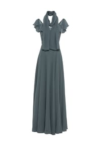 MASCARA© LONDON Abendkleid, Flügelärmel, Taillenbordüre, für Damen Bild 1