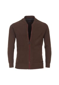 CASAMODA - Herren Strickjacke uni - Braun