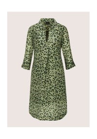 MADELEINE - Sommerkleid mit Animal-Print - schilf / multicolor
