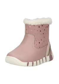 GEOX - Lederimitat Stiefelette - Navy/Pink