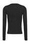 TOMMY Jeans Langarmshirt, Label, Rippstruktur, für Damen Bild 5
