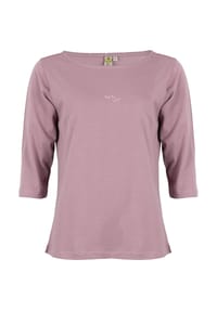 ROADSIGN® australia - Damen Langarmshirt Spirit Shirt mit Stickerei und 3/4-Ärmeln - rot