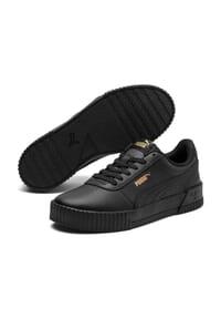 PUMA® - Sneaker Carina L, Leder, für Damen - PUMA BLACK-PUMA BL