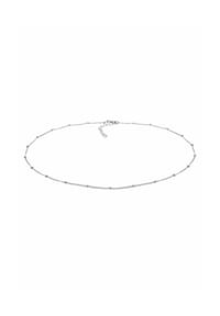 elli. - Halskette Basic Choker Kugelkette Trend Blogger 925 Silber - Gold