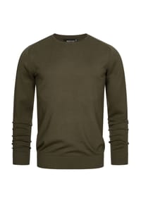 INDICODE - Strickpullover Gamal - Black