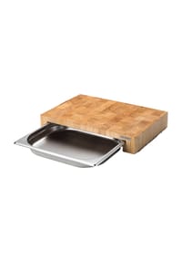 CONTINENTA - Schneidebrett, Edelstahl-Schublade - BEIGE