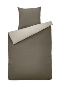 GALERIA home - Premium-Satin-Bettwäsche - SAND/TAUPE