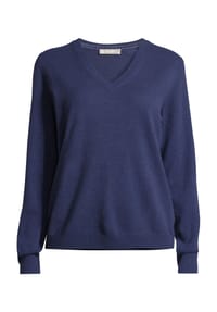 GALERIA - Cashmere Pullover "Schweden", V-Ausschnitt, für Damen - BLACK
