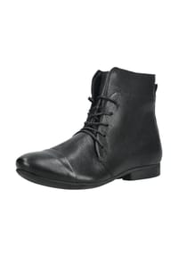 Think! - Glattleder Stiefelette - Schwarz/Schwarz