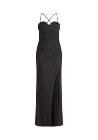 Vera Mont - Abendkleid schmal geschnitten - anthra