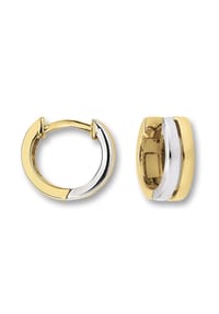 ONE ELEMENT Golden Grace - Ohrringe   Creolen aus 333 Gelbgold - gold