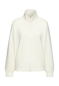 COPENHAGEN STUDIOS - Sweatjacke, Stehkragen, für Damen - 939 OFFWHITE