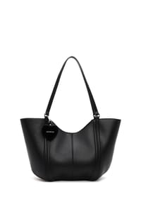 Emily & Noah E&N LEVKE - Shopper, Leder, Magnetdruckknopf, für Damen - 100 BLACK