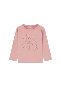 s.Oliver - Langarmshirt, Baumwolle, für Babys und Kleinkinder - 4257  LILAC/PINK