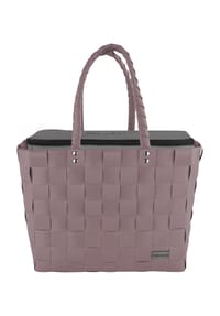normani® - Flechtkorb mit großer Kühltasche - Altrosa