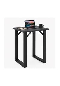 VCM. - Bartisch 80x50 cm, Tresen, Stehtisch, hoher Tisch, Bartresen, Hochtisch - Xona - Schwarz / Anthrazit