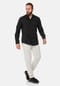 CIPO & BAXX® Langarmhemd CH198 Baumwoll-Leinen Mix Bild 10