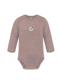 normani® - Baby Merino Body Langarm Auckland - Anthrazit
