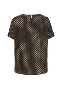 ONLY CARMAKOMA - Shirtbluse, U-Boot-Ausschnitt, für Damen - 237375127 COFF/CRA
