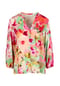 BICALLA Bluse mit Blüten-Aquarell-Print in Rosa/Mint Bild 1