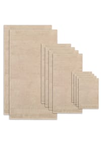 Villeroy & Boch - Handtuch Set, 10-tlg. - One, 2x Duschtuch, 4x Handtuch, 4x Gästetuch - Creme