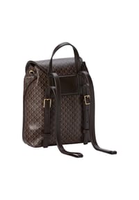 Calvin Klein COATED EMBLEM - Rucksack, Leder-Optik, für Damen - 0TK  BROWN