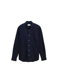 TOM TAILOR - Freizeithemd, Regular Fit, Langarm, Button-Down-Kragen, für Herren - 11075 NAVY