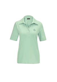 GOLDNER - Kurzgröße:  Stretchbequemes Poloshirt - flieder