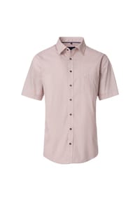 CASAMODA - Herren Freizeithemd Kurzarm Print Comfort Fit - Champagner
