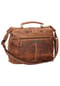 GREEN BURRY Vintage Vintage Handtasche Leder 32 cm Bild 4