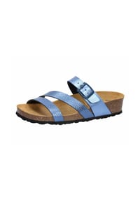 LICO - Pantolette Natural Glitter - blau