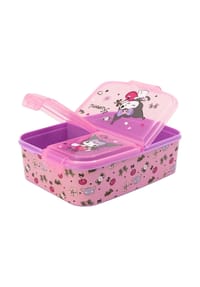 COFI - Hello Kitty Kinder Brotdose – Lunchbox mit 3 Fächern & tollem Design - Pink 6,7x16,5x19,5 cm