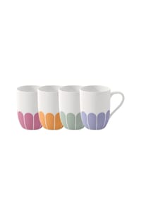 Villeroy & Boch - Henkelbecher-Set Fleu Couleur 290 ml 4er Set FLEUR - bunt